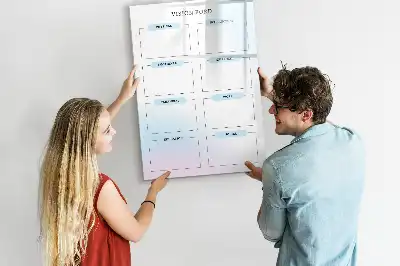 Magnetische Schreibtafel zum Beschreiben