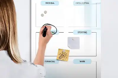 Magnetische Schreibtafel zum Beschreiben