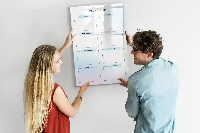 Magnetische Schreibtafel zum Beschreiben
