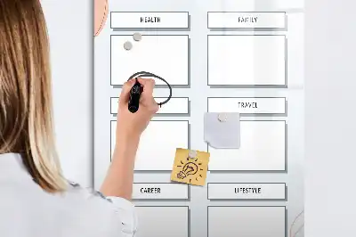 Magnettafel beschreibbar als Vision Board