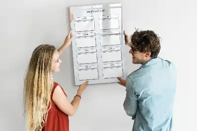 Magnettafel beschreibbar als Vision Board