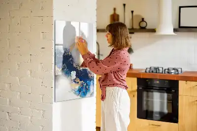 Magnettafel beschreibbar im Design Absoluter Marmor