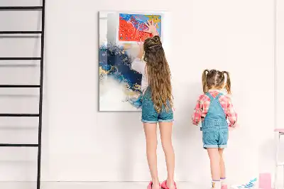 Magnettafel beschreibbar im Design Absoluter Marmor
