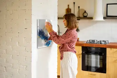 Magnettafel beschreibbar im Design Absoluter Marmor