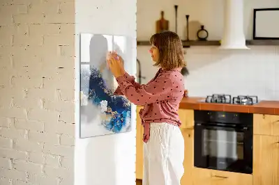 Magnettafel beschreibbar im Design Absoluter Marmor