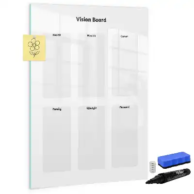 Magnettafel beschreibbar als Vision Board