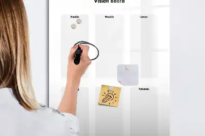 Magnettafel beschreibbar als Vision Board