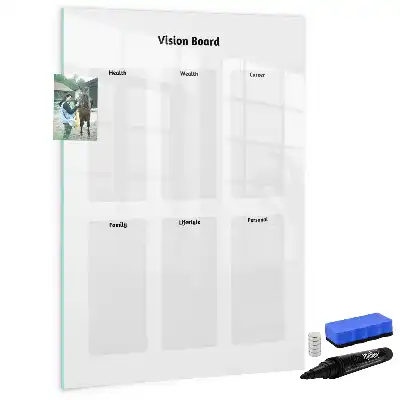 Magnettafel beschreibbar als Vision Board