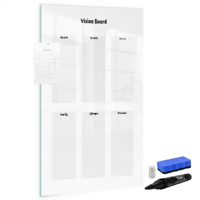 Magnettafel beschreibbar als Vision Board