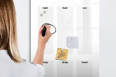 Magnettafel beschreibbar als Vision Board