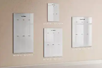 Magnettafel beschreibbar als Vision Board