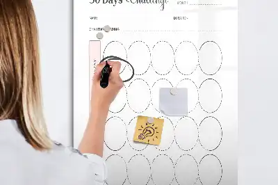 Magnettafel zum Beschreiben mit 30-Tage-Challenge