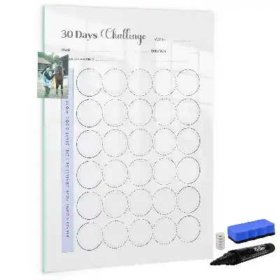 Magnettafel beschreibbarer 30-Tage-Planer