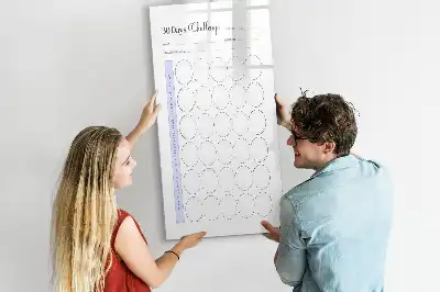 Magnettafel beschreibbarer 30-Tage-Planer