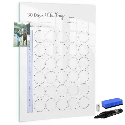 Magnettafel beschreibbarer 30-Tage-Planer
