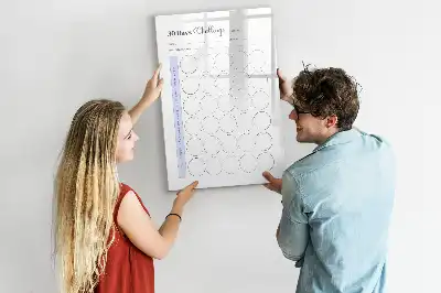 Magnettafel beschreibbarer 30-Tage-Planer