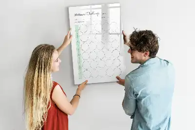 Magnettafel zum Schreiben Challengplaner