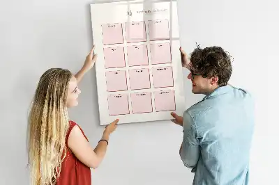 Geburtstagskalender als beschreibbare Magnettafel