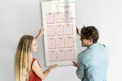 Geburtstagskalender als beschreibbare Magnettafel