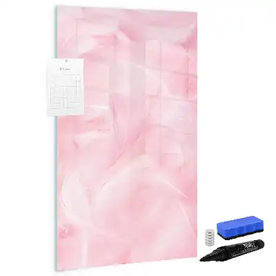 Magnettafel zum Schreiben Design Zarte Federn
