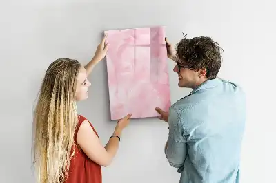 Magnettafel zum Schreiben Design Zarte Federn