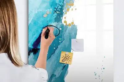 Magnettafel beschreibbar in der Ausführung Malerei
