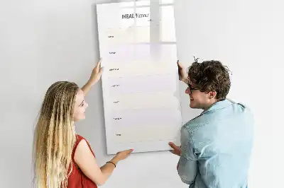 Essensplaner als magnetische Schreibtafel praktische magnetische Tafel zum Aufschreiben von Mahlzeiten