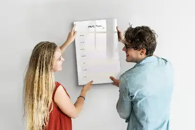 Essensplaner als magnetische Schreibtafel praktische magnetische Tafel zum Aufschreiben von Mahlzeiten