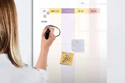 Essensplaner als Magnettafel zum Beschreiben