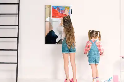 Magnettafel Aquarell-Abstraktion beschreibbare Ausführung