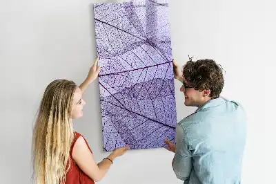 Magnettafel zum Beschreiben mit Blattstruktur