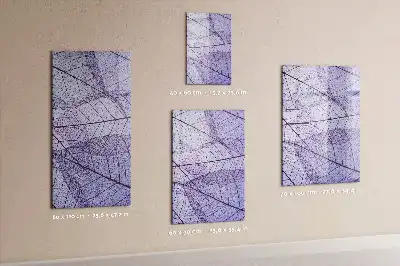 Magnettafel zum Beschreiben mit Blattstruktur