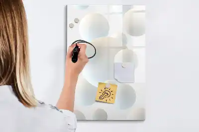 Magnettafel beschreibbar Kugel-Abstraktion