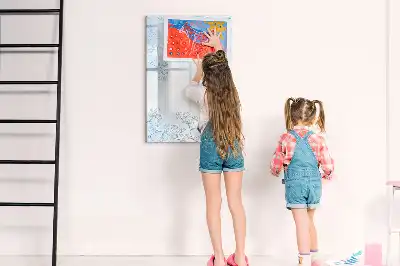 Magnettafel zum Schreiben mit Pflanzenskizze-Motiv