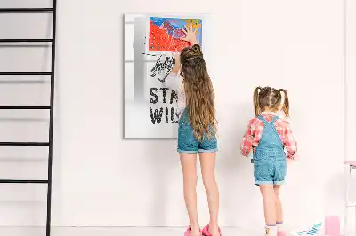 Magnettafel beschreibbar Motiv Wilde Berge