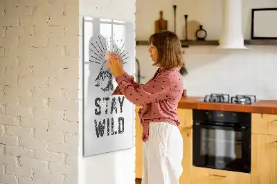 Magnettafel beschreibbar Motiv Wilde Berge