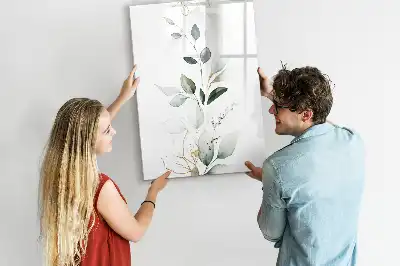 Magnettafel zum Schreiben Design Schilfblätter
