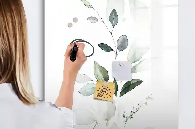 Magnettafel zum Schreiben Design Schilfblätter