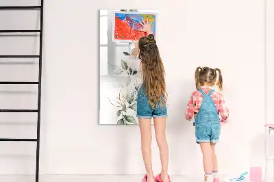 Magnettafel zum Schreiben Design Schilfblätter