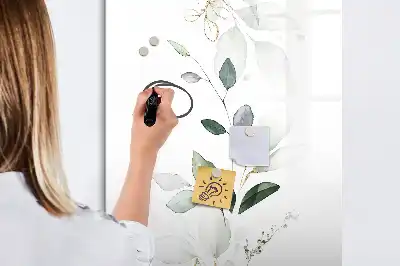 Magnettafel zum Schreiben Design Schilfblätter