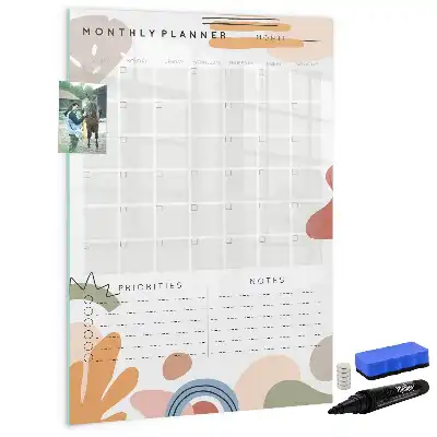 Magnettafel zum Schreiben als Monatsplaner