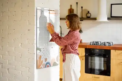 Magnettafel zum Schreiben als Monatsplaner