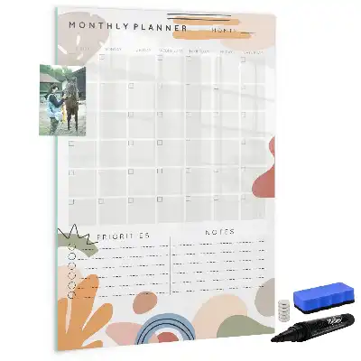 Magnettafel zum Schreiben als Monatsplaner