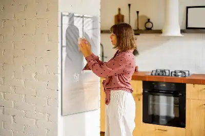 Magnettafel beschreibbar mit Palmenblattschatten Motiv