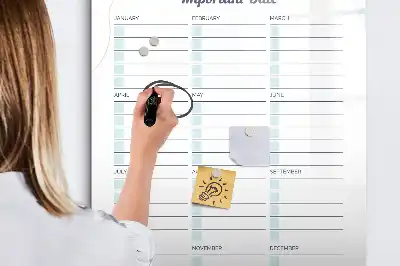 Magnettafel zum Beschreiben für wichtige Termine