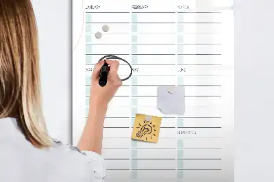 Magnettafel zum Beschreiben für wichtige Termine
