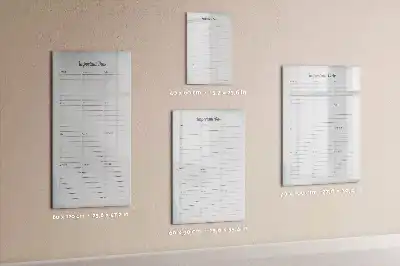 Magnettafel zum Beschreiben für wichtige Termine