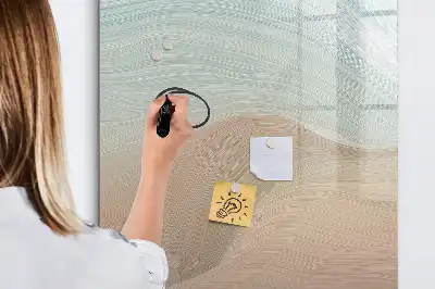 Magnettafel beschreibbar in Farbmischung