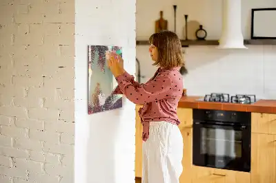 Beschreibbare Magnettafel mit Motiv tropische Palme