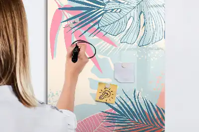 Magnettafel zum Beschreiben in Pastellfarben